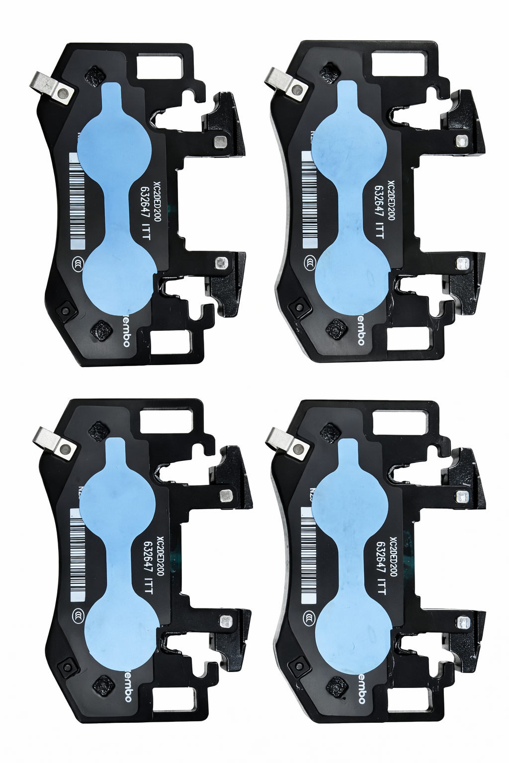 Колодки тормозные передние Brembo 6-поршневые для Zeekr 001